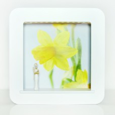 Oster-Special: Dregeno Zeitfenster  mit einem Mini Sternkopf-Engel in weiß