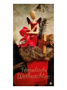 Sternkopf-Engel Karte Weihnachten
