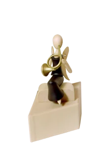 Sternkopf-Engel Mini Musiker Horn