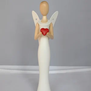 Sternkopf-Engel mit Herz