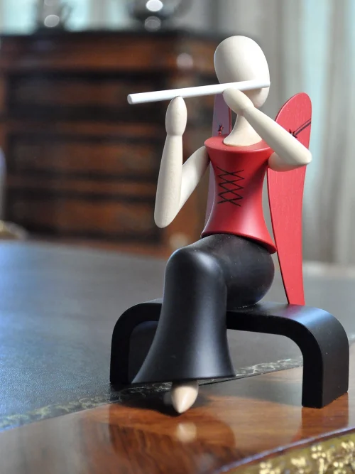 Sternkopf-Engel Musikengel Querflöte